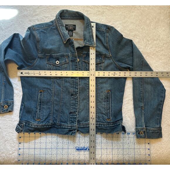 Vintage Y2K Ralph Lauren Polo Jeans Co Black Tag Denim Jacket XL Festival Travel - Picture 5 of 14